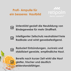 1 Stk. Profi- Wirkstoffampulle  mit Vitamin C & E